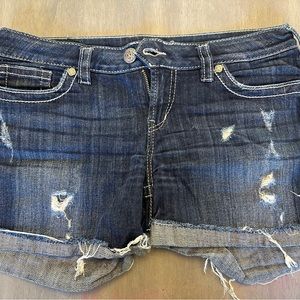 Women’s Silver Jean Shorts size 28